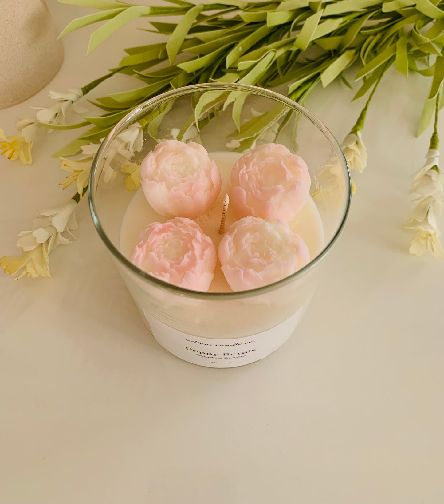 Poppy Petals Candle Jar