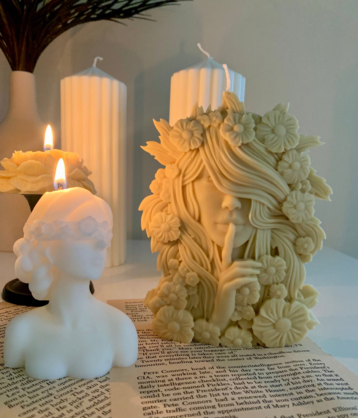 Flower Goddess Candle